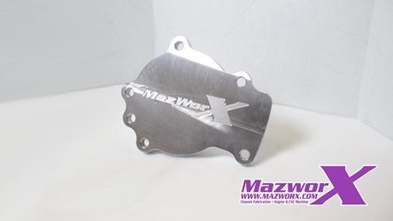 Mazworx SR20 Water Pump Block-off Plate water pump, B1010-52F01