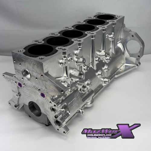 Mazworx - Pro Street Billet 2JZ Block #30215