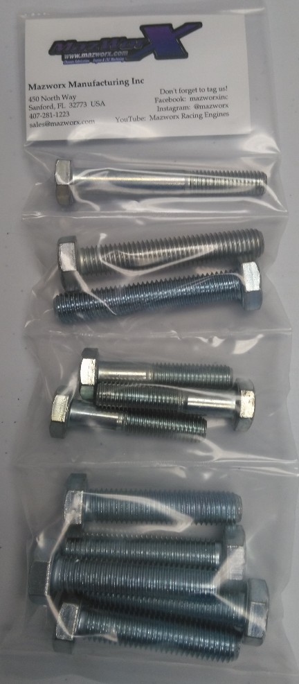 SRVQ Bell Housing to Block Bolt Kit 