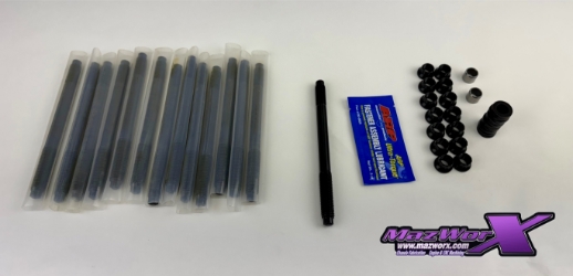 1/2"-9/16" Alloy Head Stud Kit, Billet Inline 6 