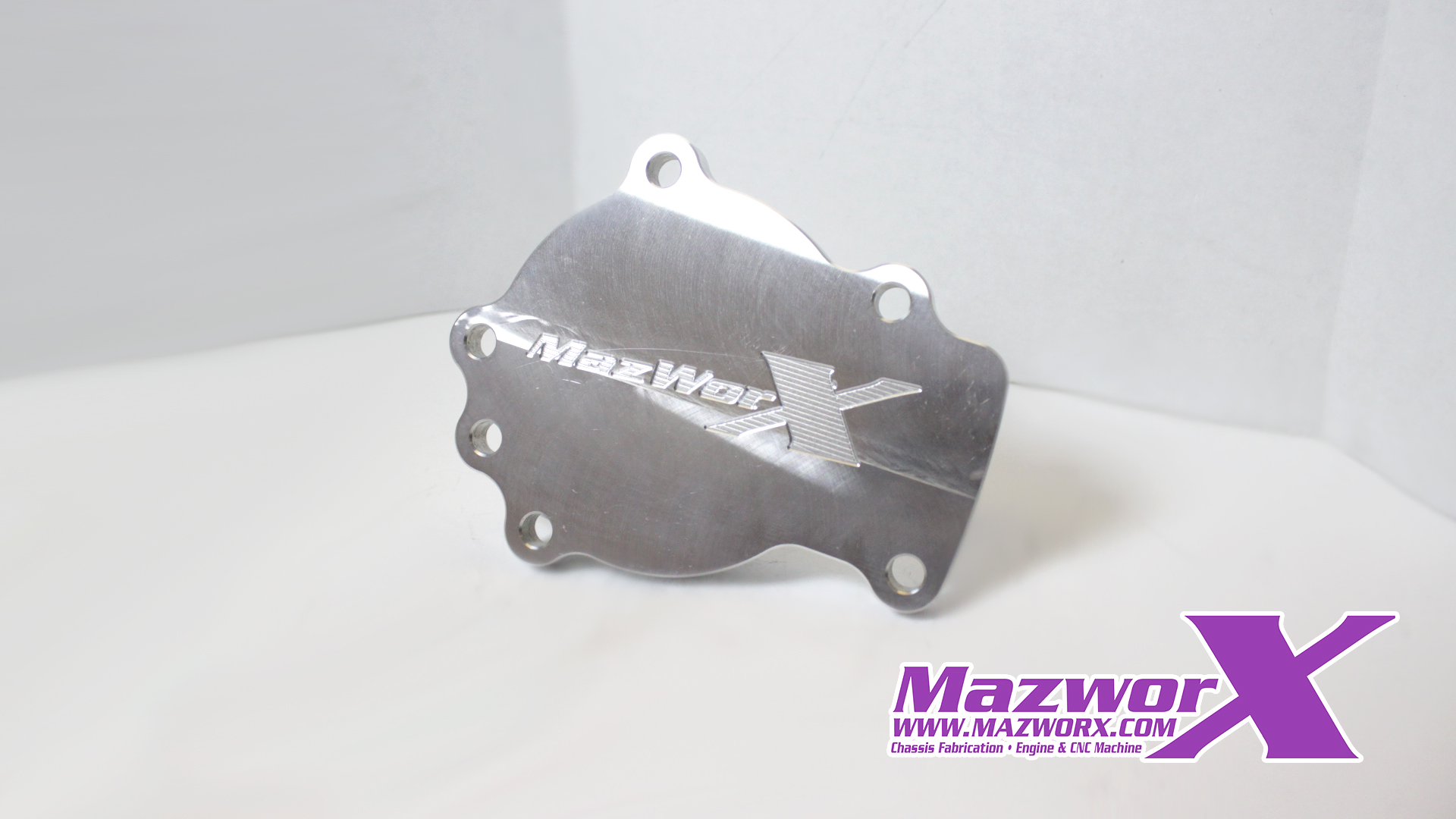 Mazworx SR20 Water Pump Block-off Plate Mazworx SR20 Water Pump Block-off Plate